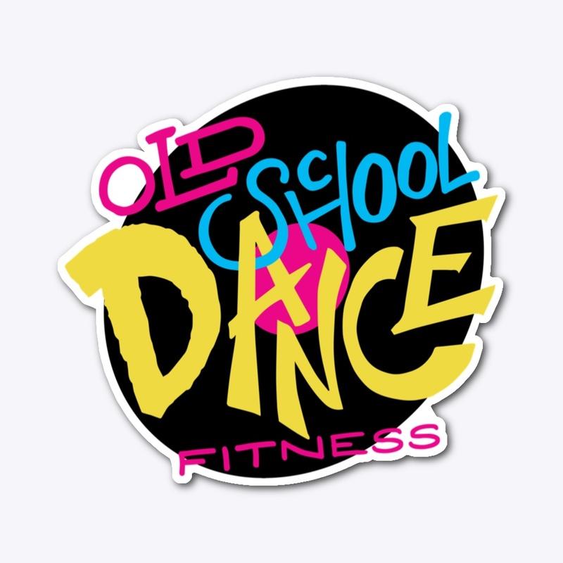 Old School Dance Fitness Logo Sticker